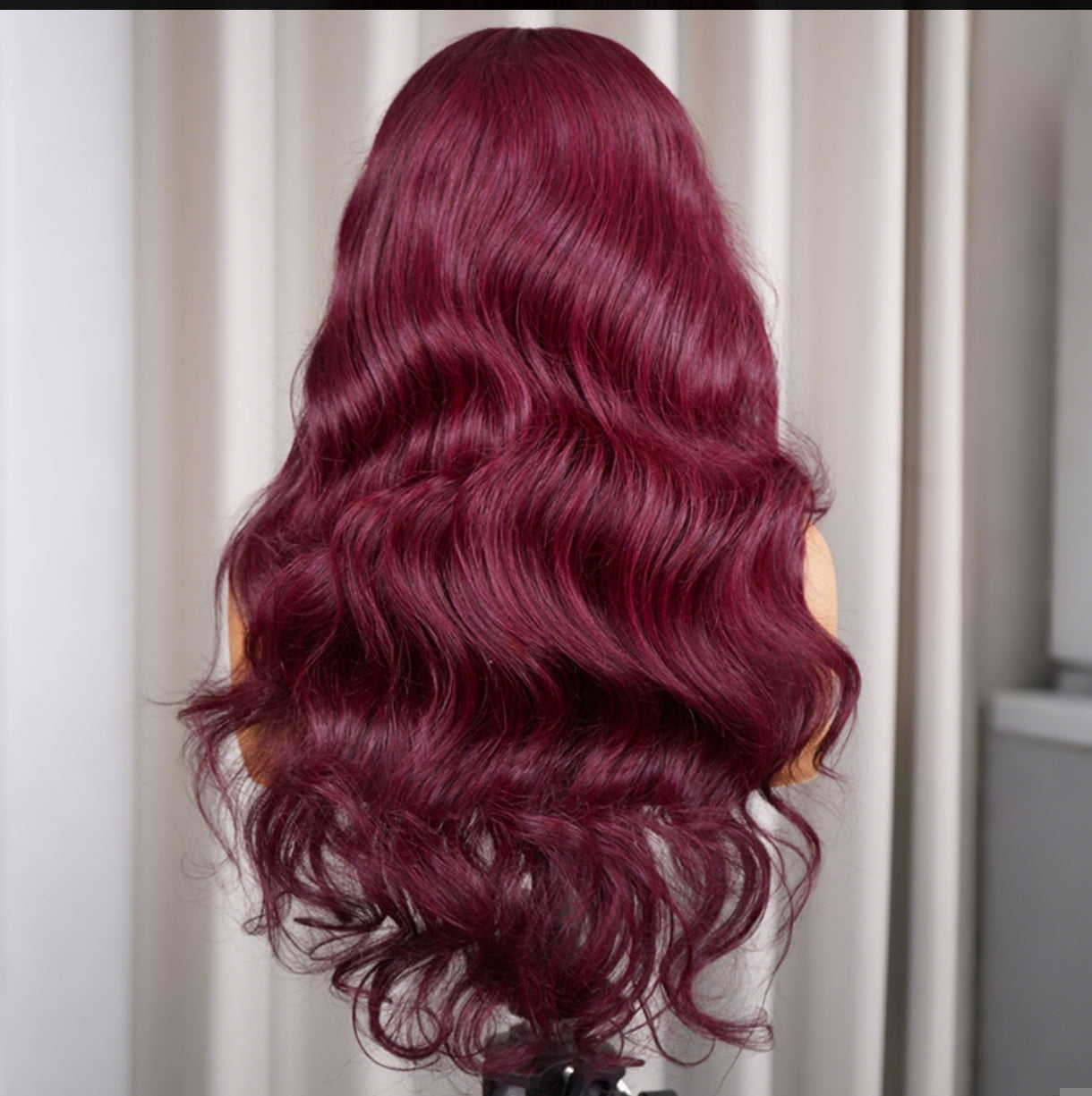 Peruca Wear Go Body Wave – Vermelho Borgonha (#99J)