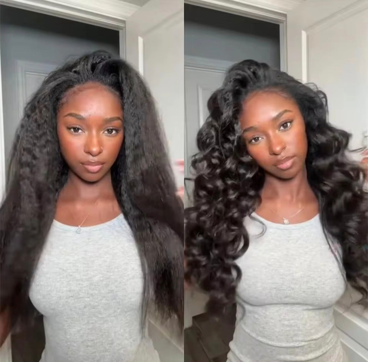 Meia Peruca Crespo Liso  – Volume, Versatilidade e Naturalidade em Segundos!