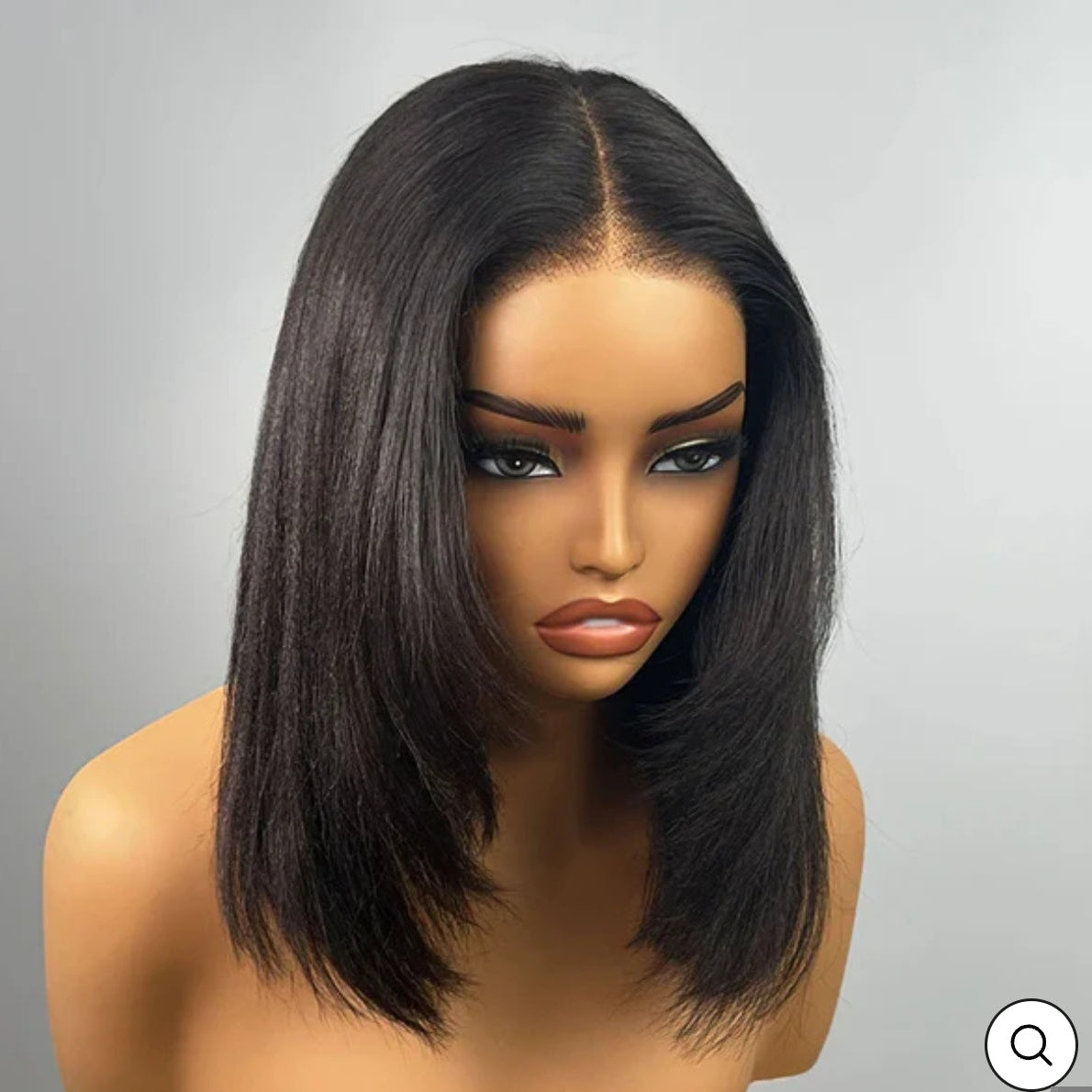 Peruca Bob Yaki – Preto Natural (#1B)