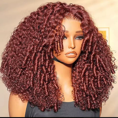 Peruca Wear Go Burmese Curly – Vermelho Acastanhado (#33)