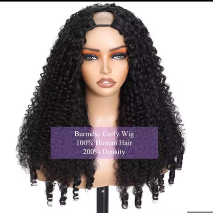 Peruca Parte V Burmese Curly – Preto Natural (#1B)