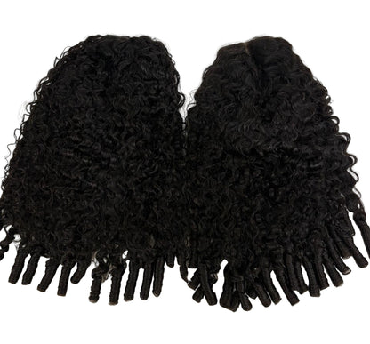 Extensão Cacheada 100% Humana – Burmese Curly (Preto Natural #1B)