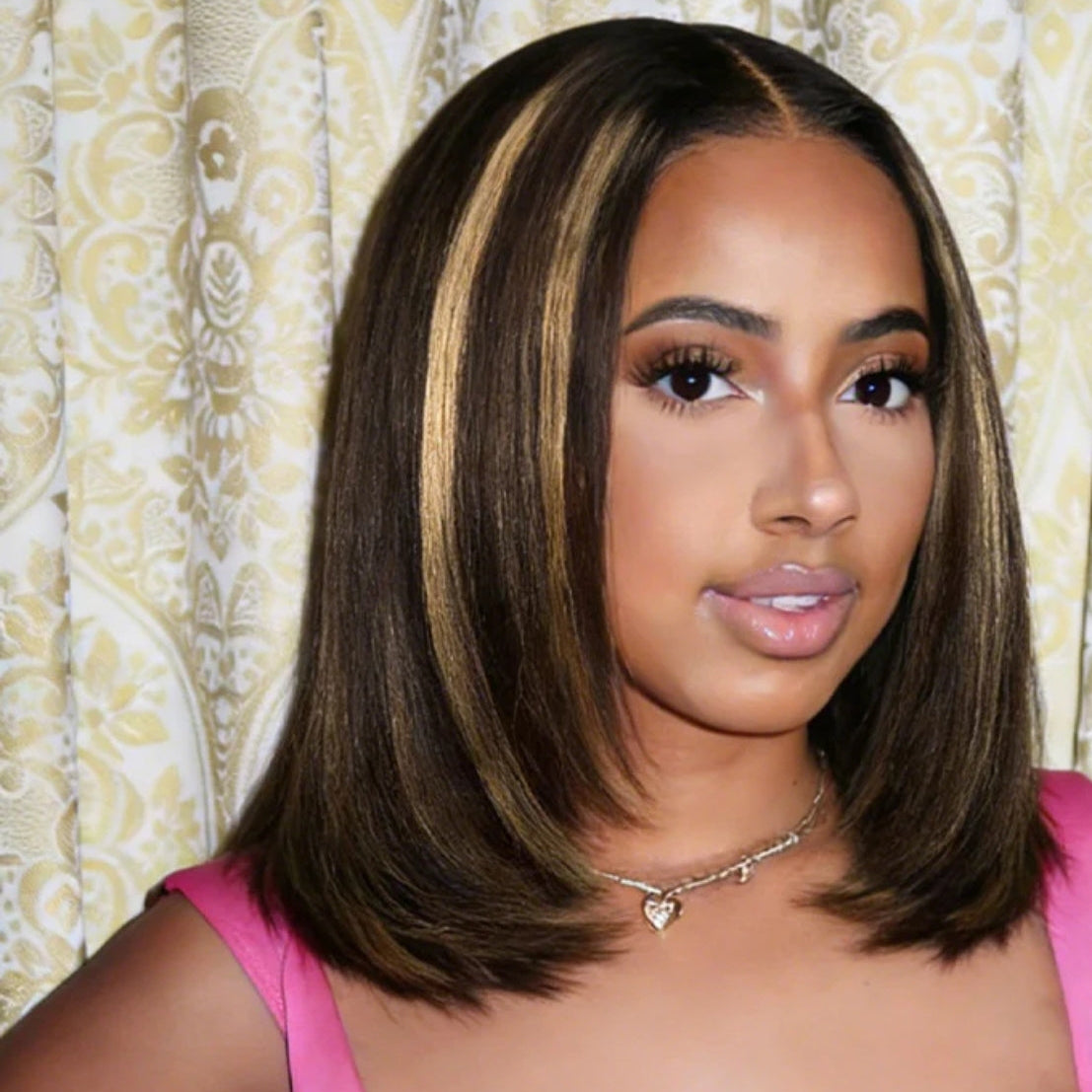 Peruca Bob Layer – Highlight Brown (4/27)