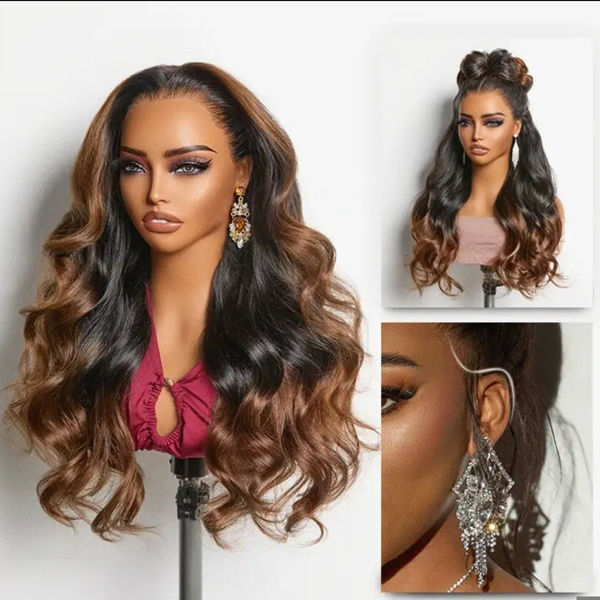 Peruca Wear Go Loose wave – Castanho Ombre