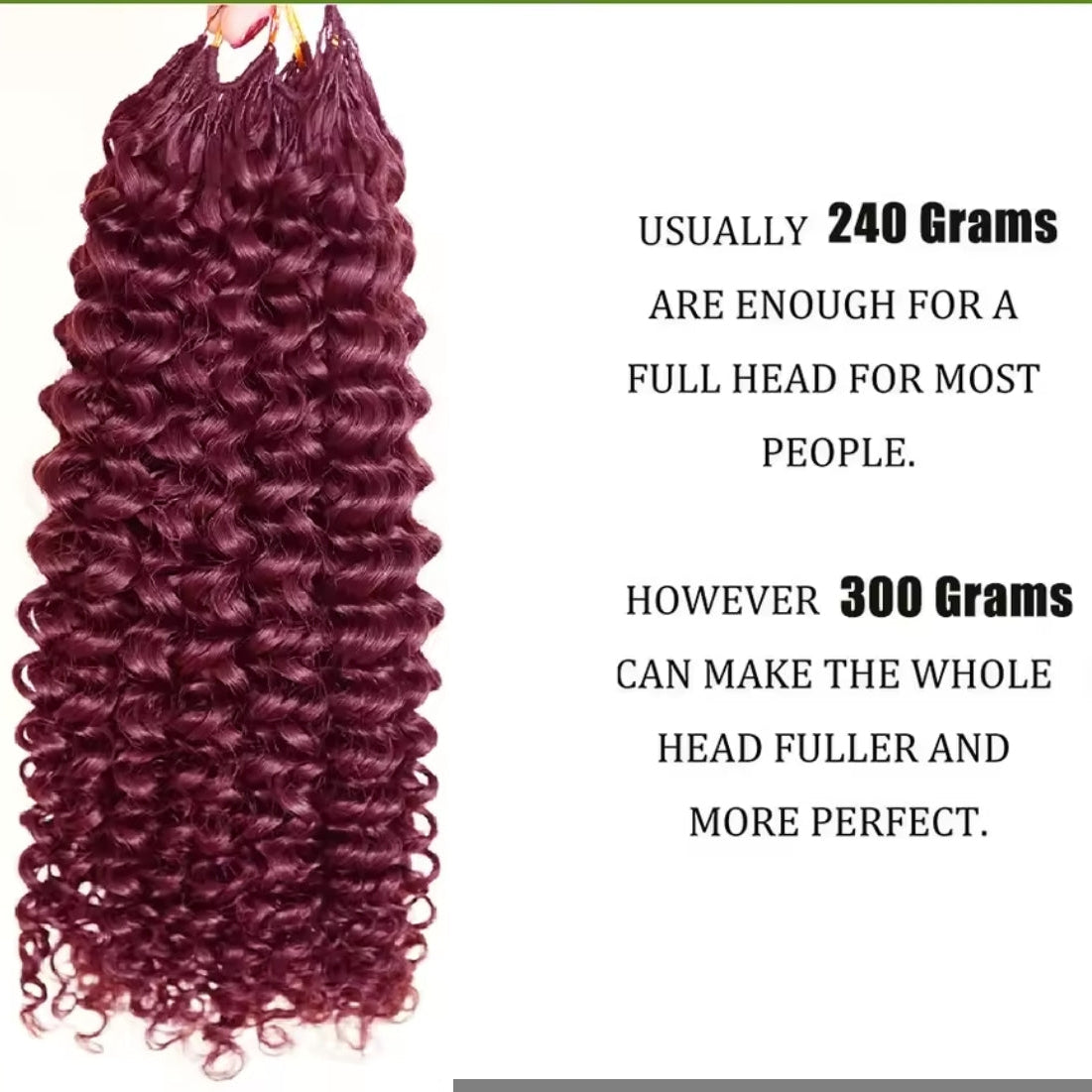 Crochet Kinky Curly – Vinho  (#99J)