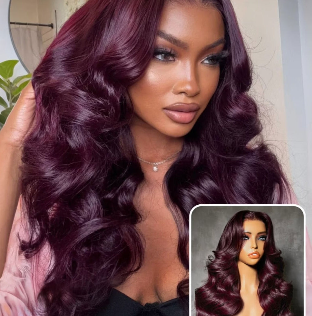 Peruca Wear Go Body Wave – Vinho Escuro (#99J)