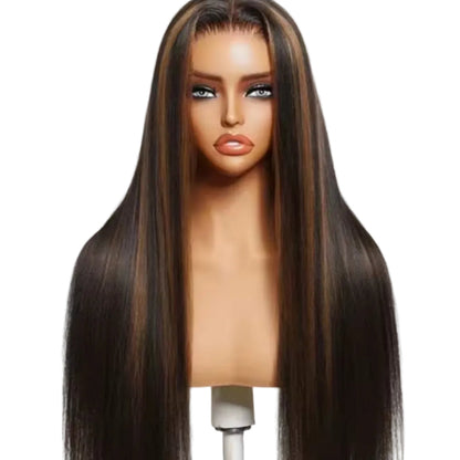 Peruca Wear Go Liso – Madeixa (#1B/#4)