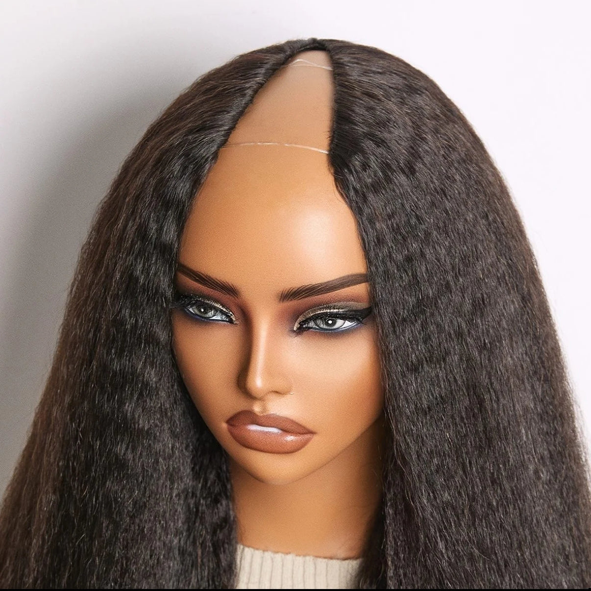 Peruca Parte V Kinky Straight – Preto Natural (#1B)
