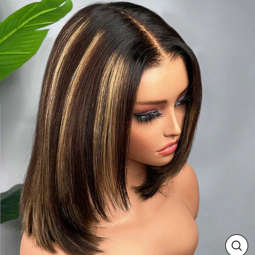 Peruca Bob Layer – Highlight Brown (4/27)