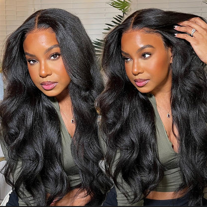 Half Wig Yaki – Preto Natural (#1B)