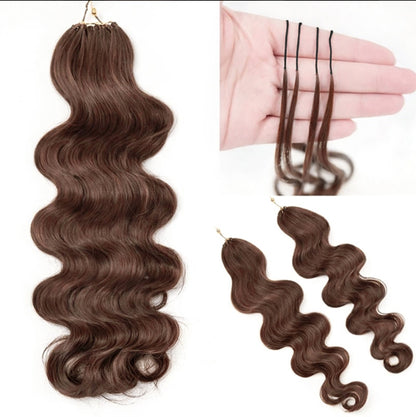 Crochet ondulado– Castanho chocolate #4