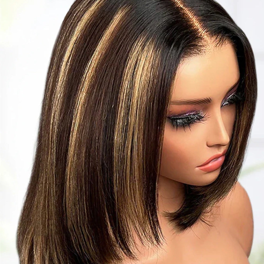 Peruca Bob Layer – Highlight Brown (4/27)