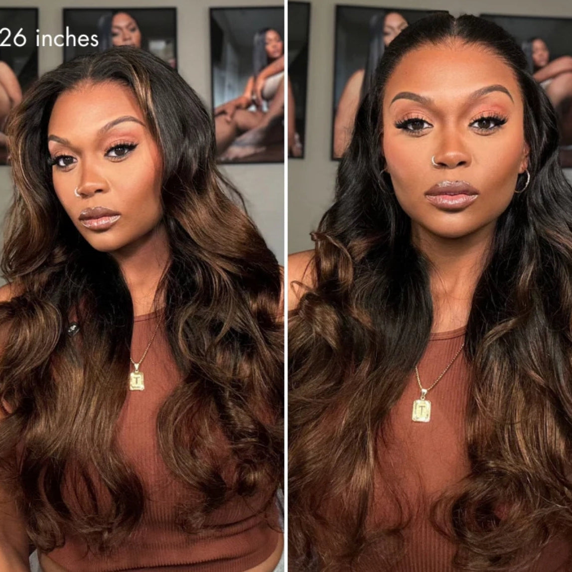 Peruca Wear Go Loose wave – Castanho Ombre