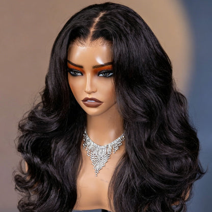 Peruca Wear&Go Kinky Straight Ondulada – Preto Natural (#1B)