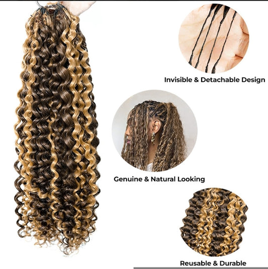 Crochet Kinky Curly – Piano (Tricolor)