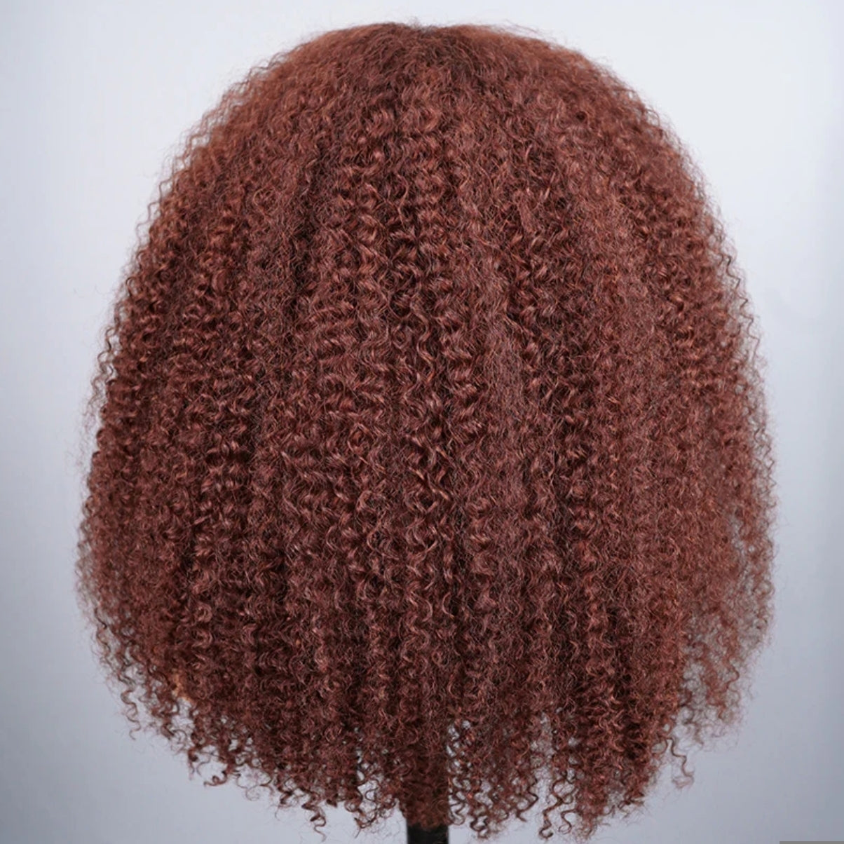 Peruca Wear Go Kinky Curly – Vermelho Acastanhado (#33)