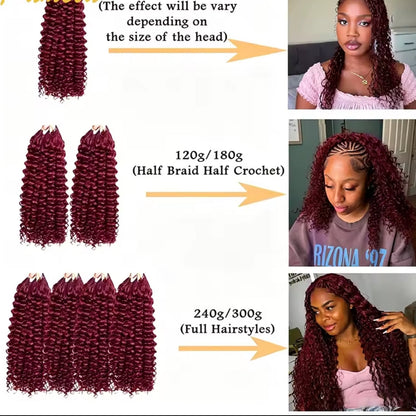 Crochet Kinky Curly – Vinho  (#99J)