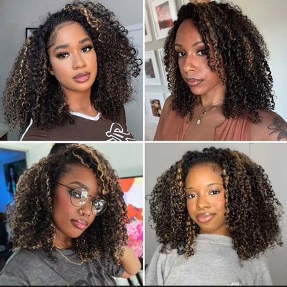 Half Wig Kinky Curly – Madeixa (#1B/#30)