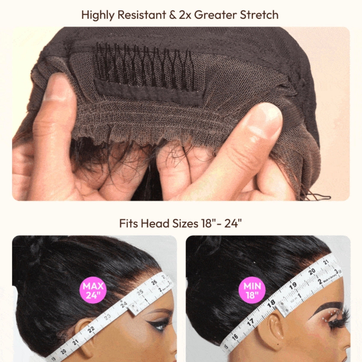 Peruca 360 Kinky Curly – Madeixa (#1B/#4)