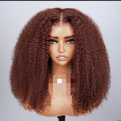 Peruca Wear Go Kinky Curly – Vermelho Acastanhado (#33)