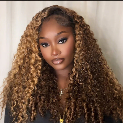 Half Wig Burmese Curly – Piano (Tricolor)