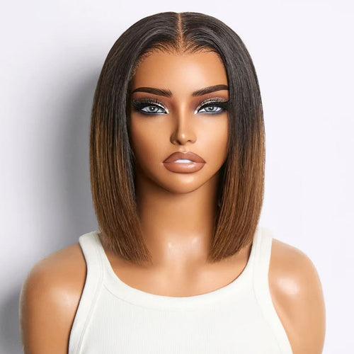 Peruca Bob Yaki – Castanho Ombre