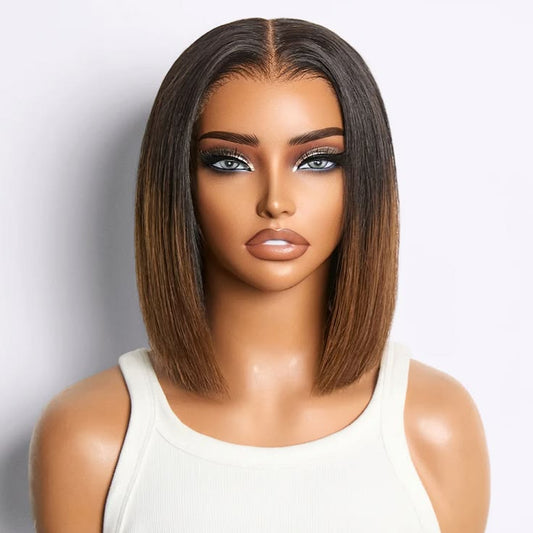 Peruca Bob Yaki – Castanho Ombre