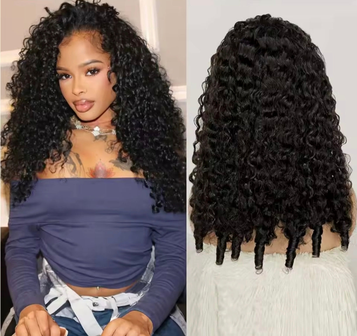 Half Wig Burmese Curly – Volume Natural em Segundos!