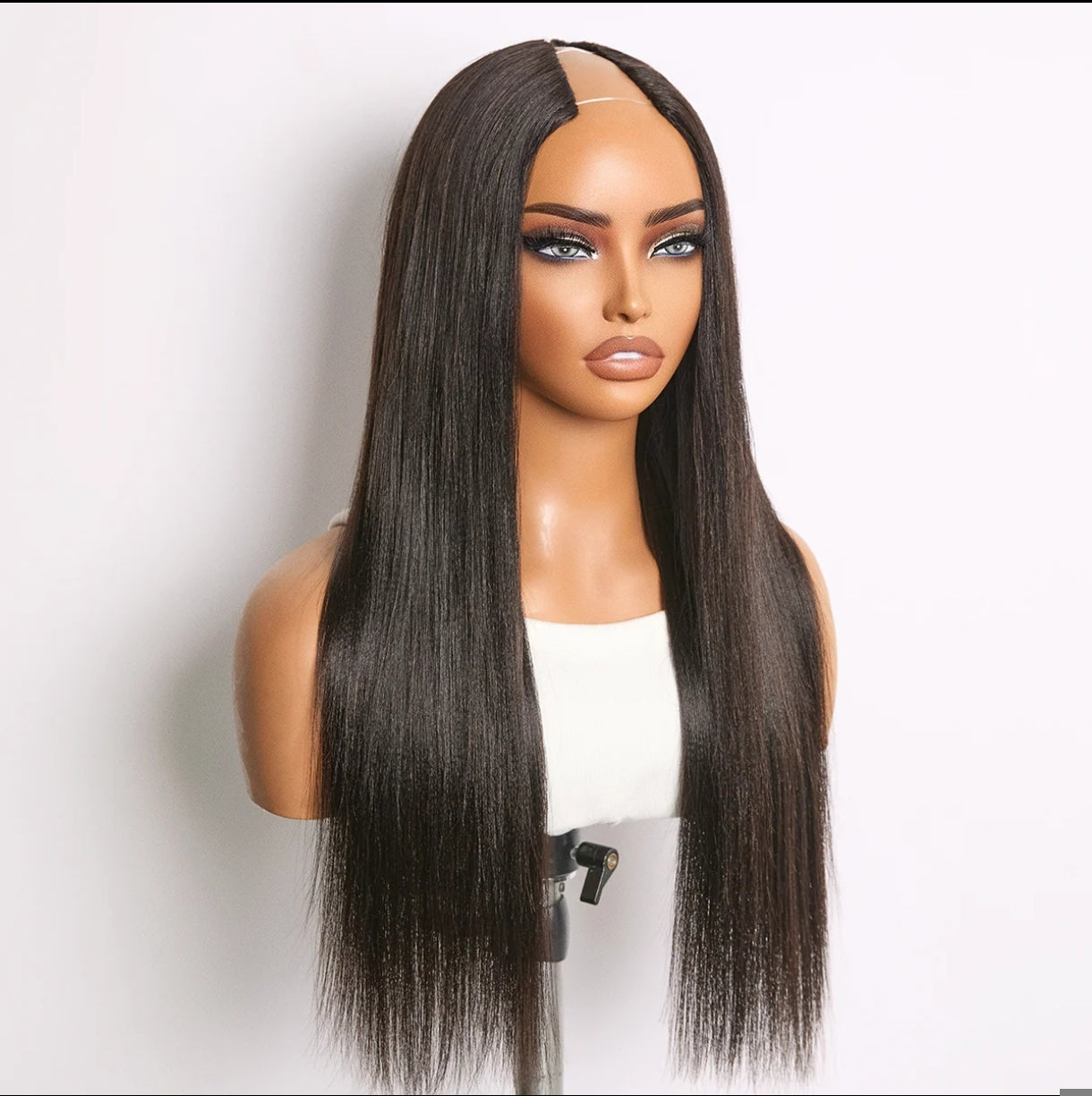 Peruca Parte V Kinky Straight – Preto Natural (#1B)