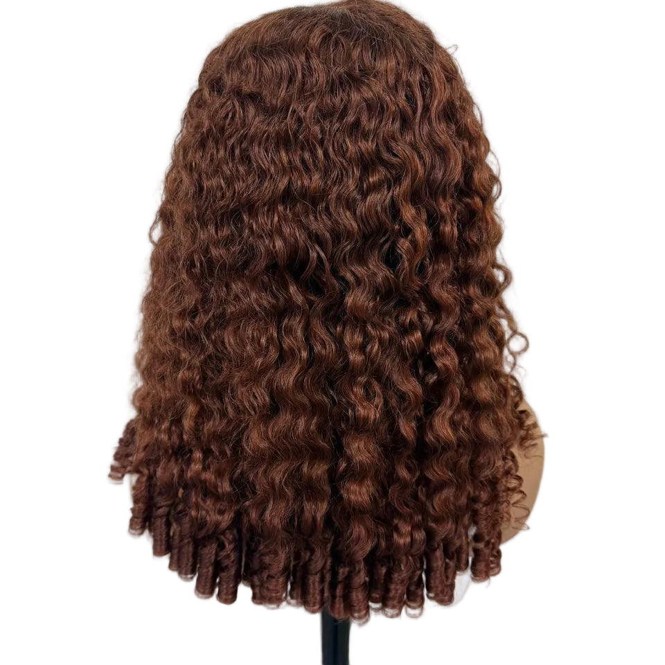 Peruca Wear Go Burmese Curly – Vermelho Acastanhado (#33)