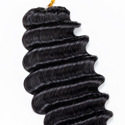 Crochet Deep Wave – Preto Natural (#1B)