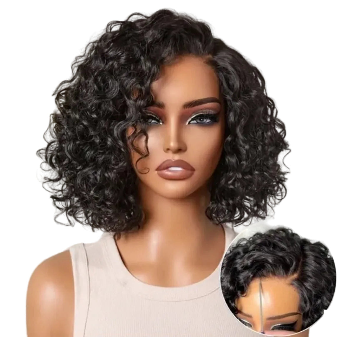 Peruca Bob cacheado – 3 Cores