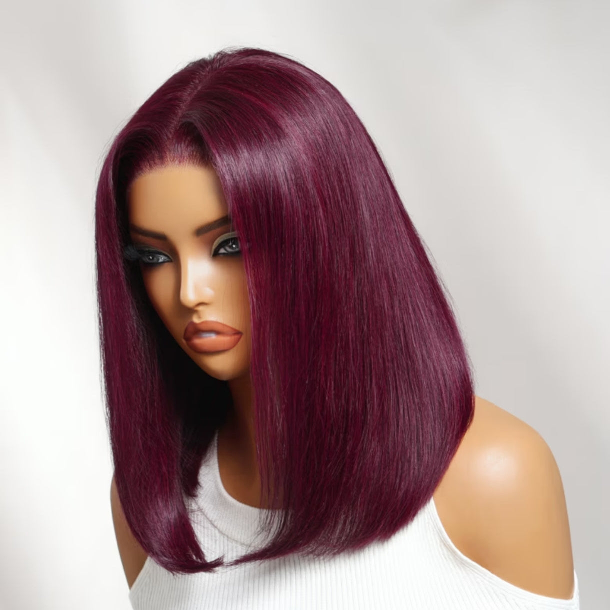 Peruca Bob Yaki – Vermelho Borgonha (#99j)