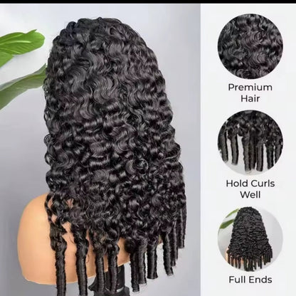 Half Wig Burmese Curly – Preto Natural (#1B)