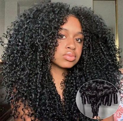 Peruca Kinky Curly – Volumosa, Natural e Pronta a Usar!