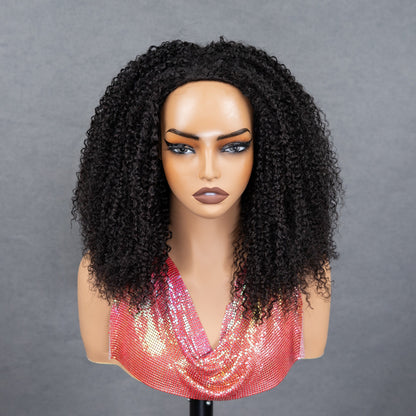 Half Wig Kinky Curly – Preto Natural (#1B)