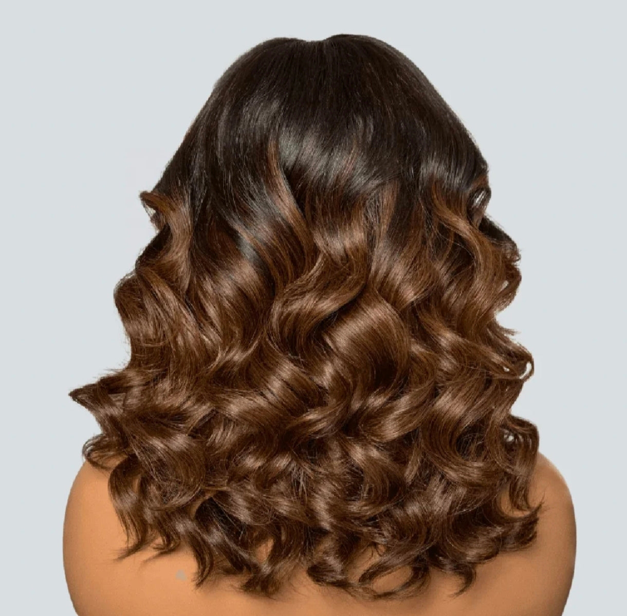 Peruca Bob de Renda Frontal – Cabelo Humano, Ondas Naturais, Sem Cola, Pronta a Usar