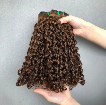 Extensões de Cabelo Humano Brasileiro Pixie cor #4