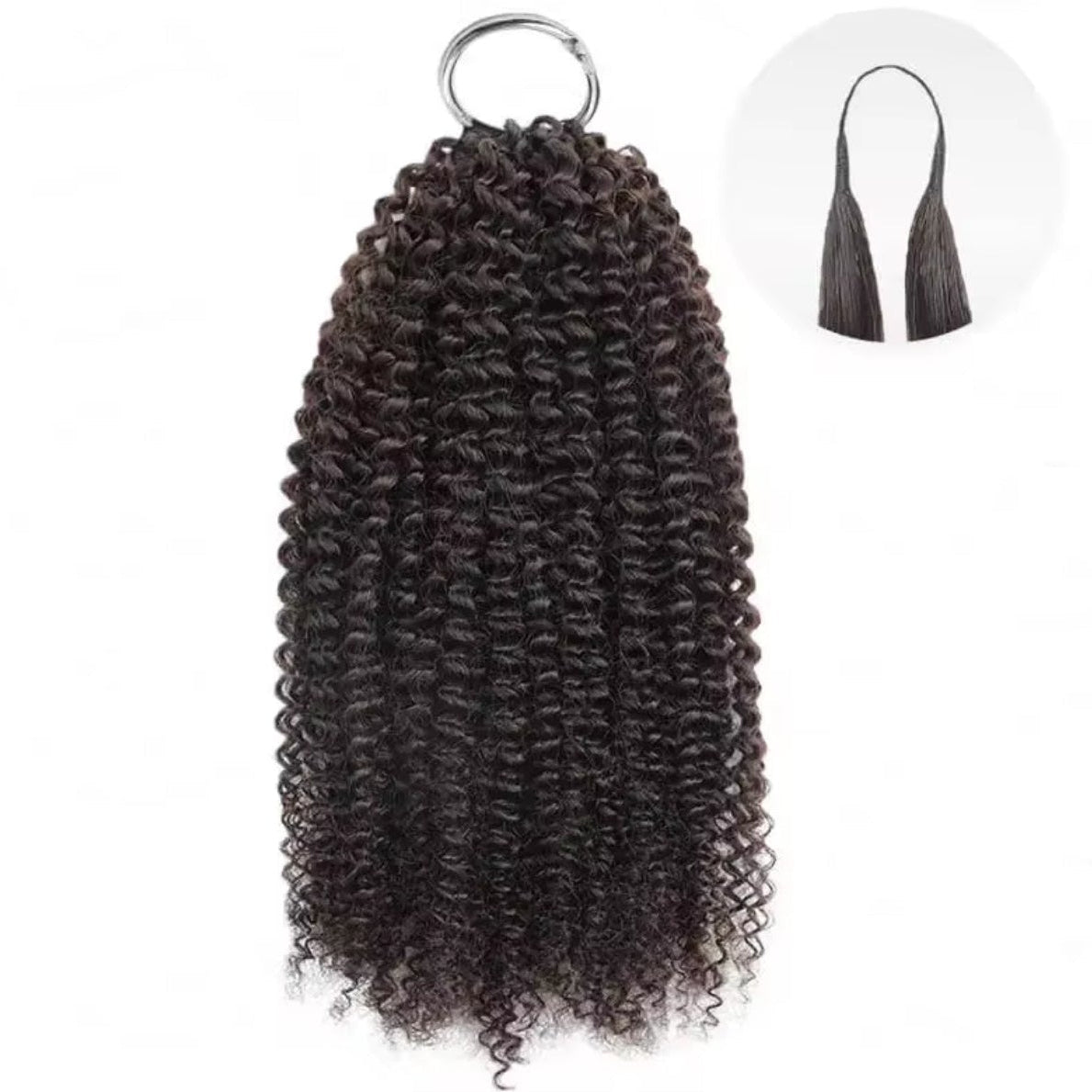 Crochet Kinky Curly – Preto Natural (#1B)