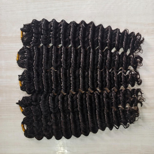 Crochet Deep Wave – Preto Natural (#1B)