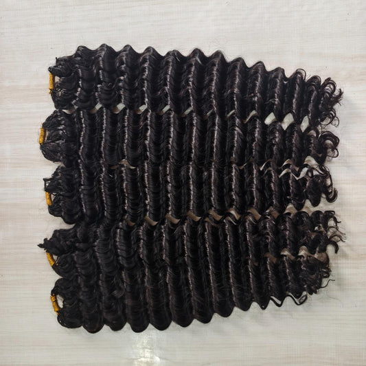 Crochet Deep Wave – Preto Natural (#1B)