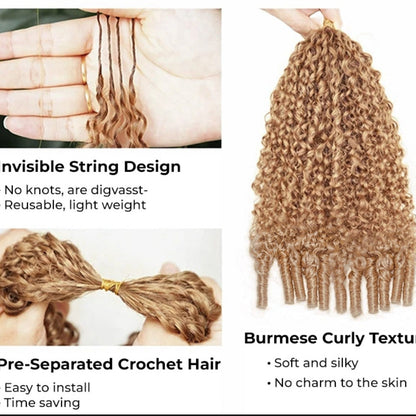 Crochet Burmese curly – Loiro Mel (#27)