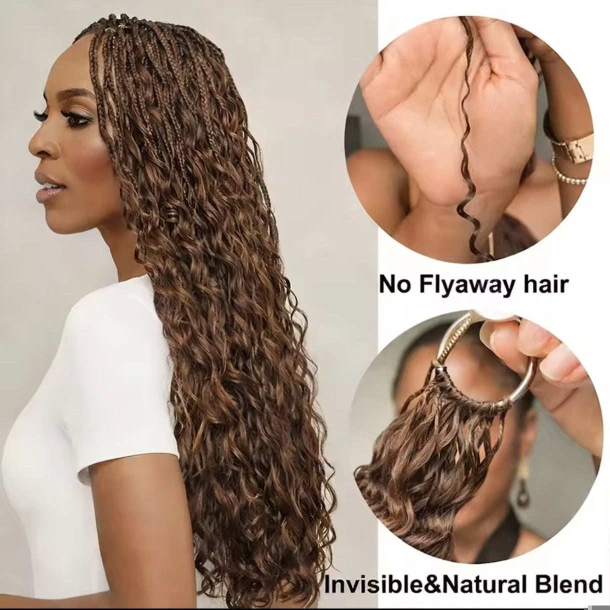 Crochet Water Wave – Castanho Chocolate (#4)
