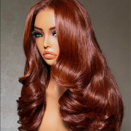 Peruca Wear Go Body Wave – Vermelho Acastanhado (#33)