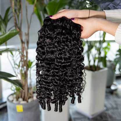 Extensões Burmese Curly – Preto Natural (#1B)