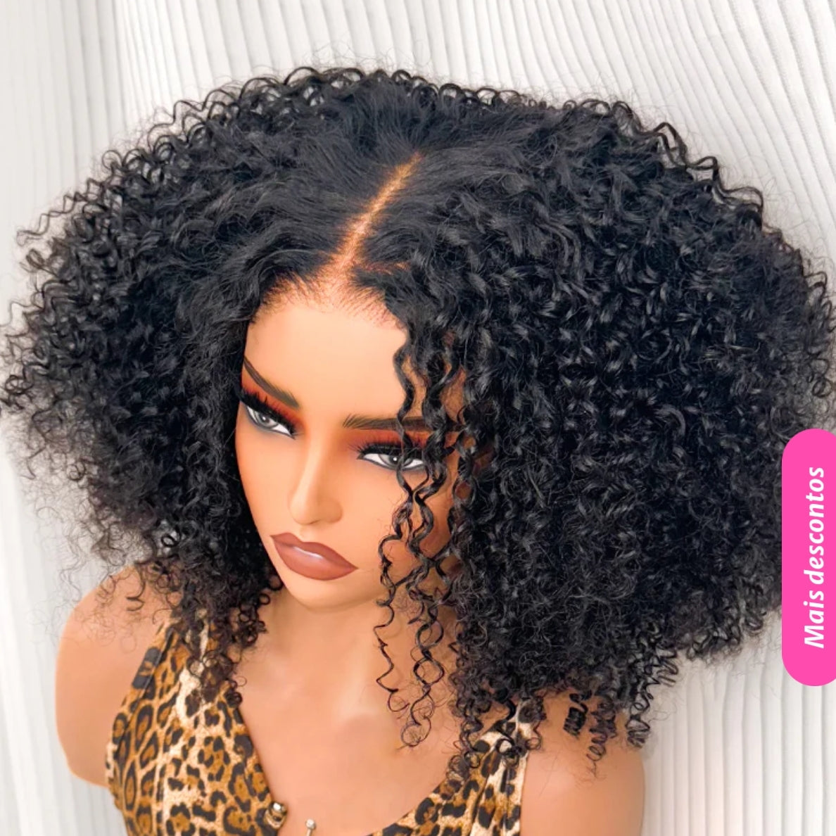 Peruca Wear Go Kinky Curly – Preto Natural (#1B)
