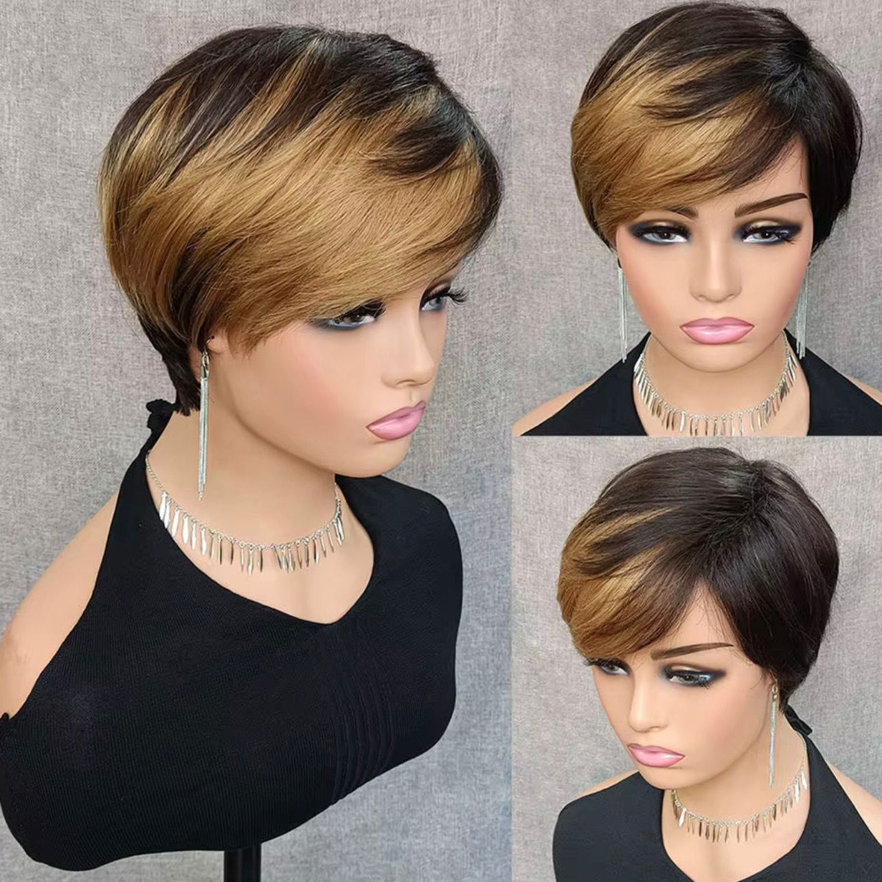 Peruca  Pixie Refinado
