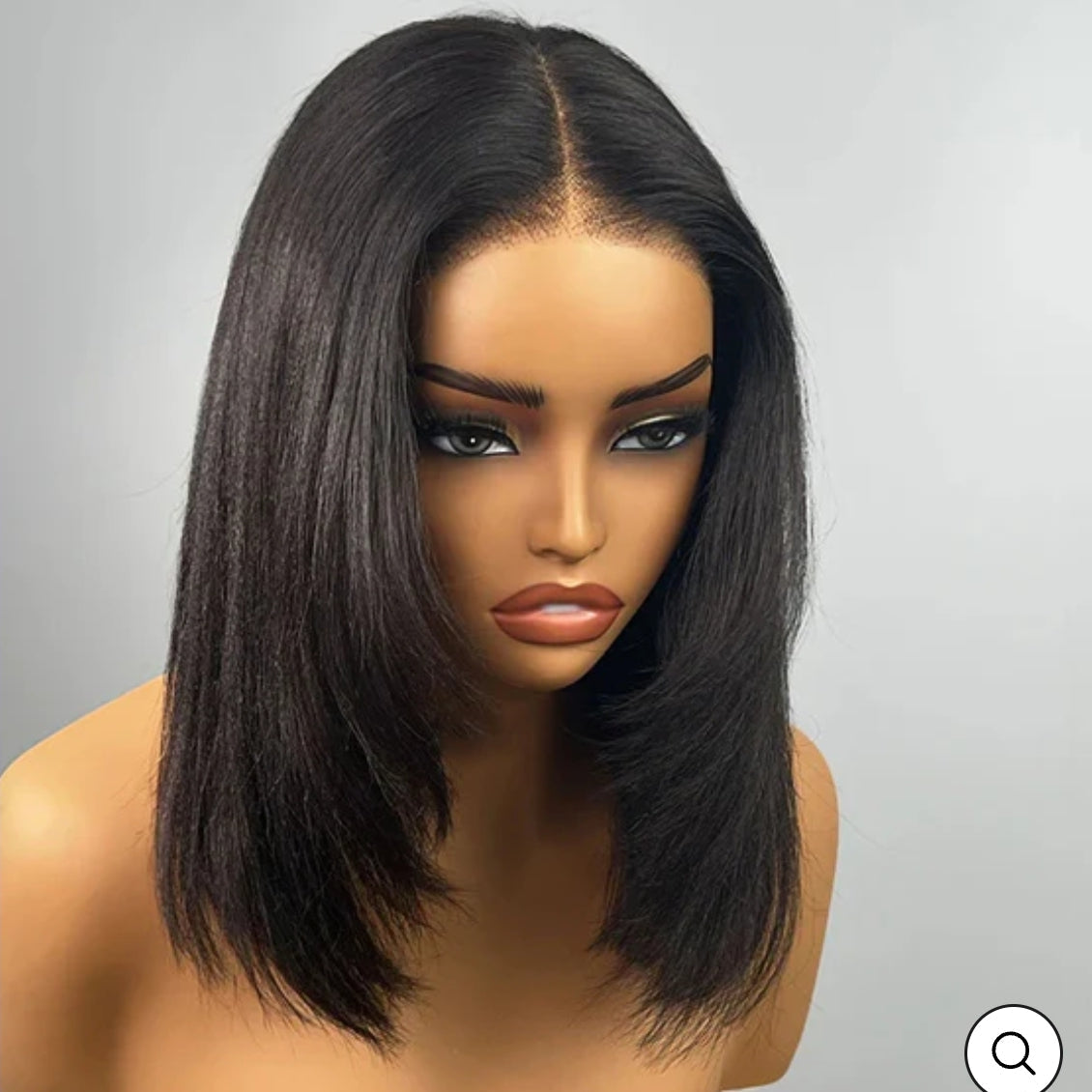 Peruca Bob Yaki – Preto Natural (#1B)