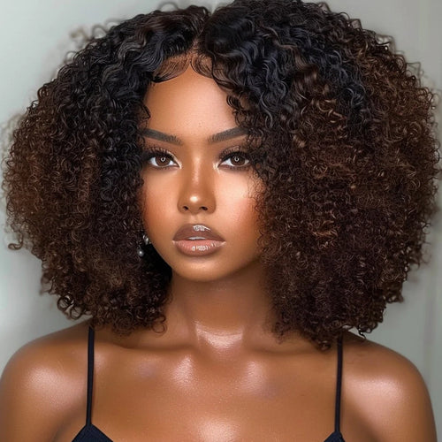 Peruca  Afro Curly - Ombré